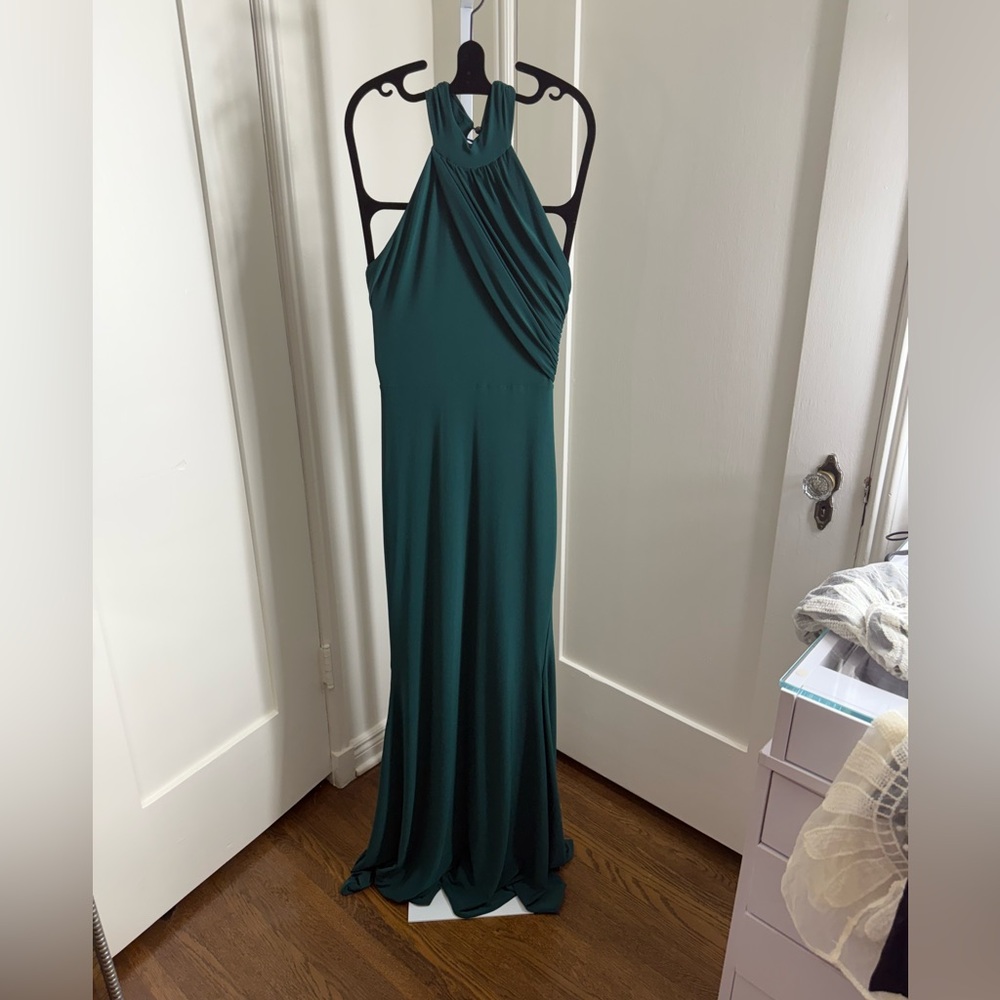 Club L London Teal Maxi Dress